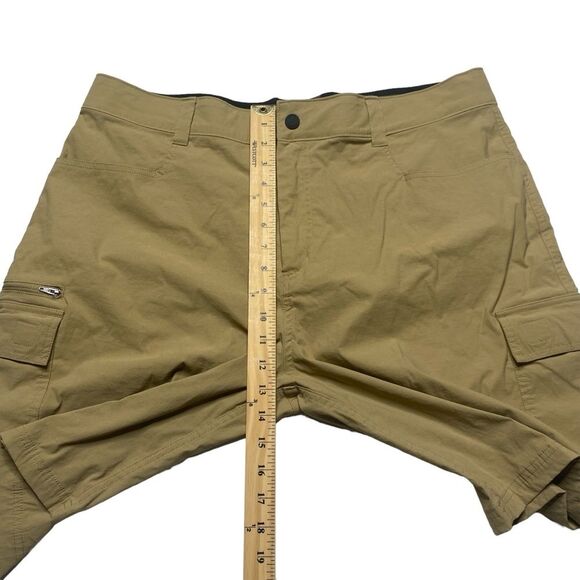 Orvis Nylon Spandex Cargo Shorts Khaki Men’s Sz 38 - Picture 9 of 16